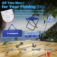 thumbnail image 2 of DaddyGoFish Kids Fishing Pole – Telescopic Rod & Reel Combo with Collapsible Chair, Rod Holder, Tackle Box, Bait Net and Carry Bag for Boys and Girls, 2 of 7