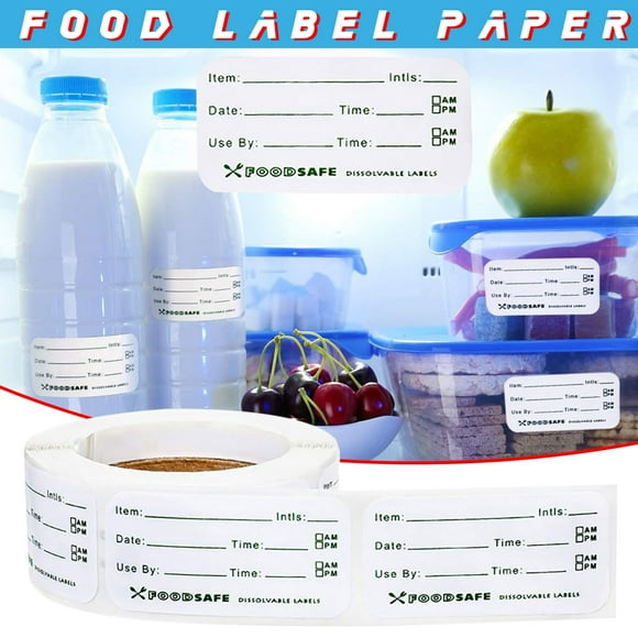 Agiferg Food labels Give You An Idea Of What's In Your Fridge And Its Expiration Date