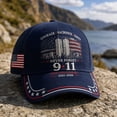 thumbnail image 5 of 9/11 Hat Never Forget Hats, Never Forget 343 Memorial Cap, 9/11 25th Anniversary Remembrance Hat for Women Men, 5 of 6