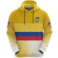thumbnail image 3 of Sudadera con capucha con estampado de la bandera de Colombia para hombre y mujer, nueva moda 2024, sudadera con capucha con estampado 3D del emblema nacional colombiano, jerséis de calle, 3 of 5