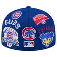 thumbnail image 4 of Men's New Era  Royal Chicago Cubs All Over 59FIFTY Fitted Hat, 4 of 5