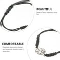 thumbnail image 6 of Soccer Bracelet Bracelets Gift Men Girls Charm Girl Lovers White Kids Adults Women Boy Team Adjustable Black Bead Bangle, 6 of 8