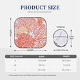 thumbnail image 6 of Goofa Corals Pattern 2 Piece Car Windshield Sun Shade Foldable | Front Windshield Shade for Sun, Heat and UV Rays | Sunshade for Car Front Window-Medium, 6 of 7