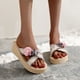 thumbnail image 1 of Zapatillas con punta abierta para mujer, sandalias cómodas, informales, cómodas, para la playa Wmkox8yii ytu5424, 1 of 7