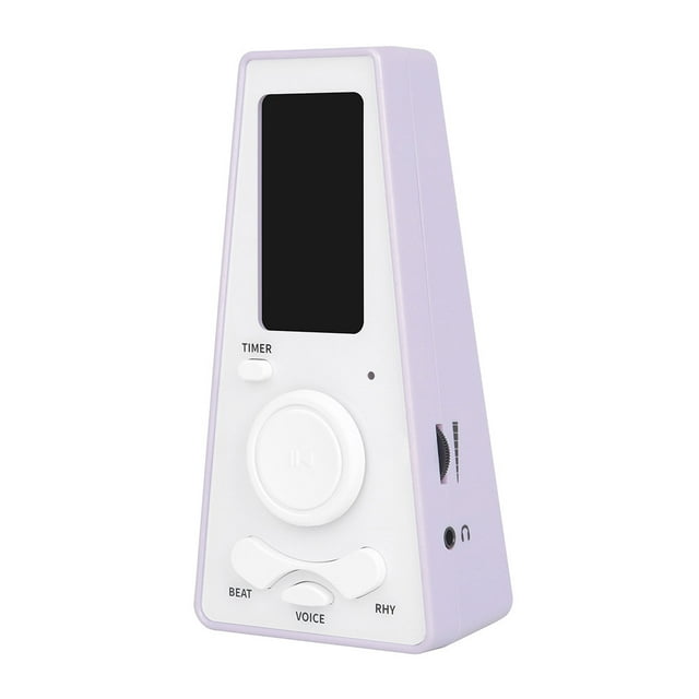 Advancent Metrónomo digital con temporizador Volumen universal Tempo Metrónomo electrónico ajustable para guitarra Piano Violín Accesorios para instrumentos musicales Púrpura Advancent OD031875-02B