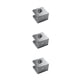 thumbnail image 5 of Advancent Abrazaderas de vidrio resistentes de mano suficientes, 4 Uds., soporte de valla de escalera, Clip de Base de aleación de aluminio, Type1 NO1, 5 of 6