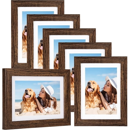 Set Of 3 Pink 8x10 Picture Frames With Mats - Tabletop Or Wall Mount, Horizontal/Vertical Display, Includes 5x7 Mat - Perfect For Gallery Wall, Mother’s Day, Birthday Gifts