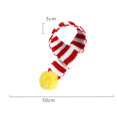 thumbnail image 2 of Christmas Dog Knitted Scarf, for Small Medium Cats Dogs Lovely Winter Outfits - style 1, 2 of 5