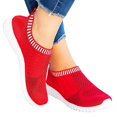 thumbnail image 1 of Hmwy-womens Sport Trainers Slip On Casual Sock Shoes-1Red41, 1 of 2