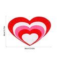 thumbnail image 3 of TUWABEII Regalos de San Valentín Alfombra de San Valentín Tres tamaños Felpudo de entrada de lana sintética Felpudo de baño Antideslizante Patrón de amor Decoración, 3 of 6