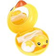 thumbnail image 1 of Lenses Box Case, Cute Mini Cartoon Duck Contact Lens Holder Eye Care Lenses Container Case, 1 of 5