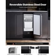 thumbnail image 6 of VEVOR Undercounter Built-in Ice Maker, 50 Lbs/Day Under Counter Ice Maker Machine with Drain Pump Reversible Door Stainless Steel, Freestanding Ice Maker for Commercial Home Kitchen, 6 of 9