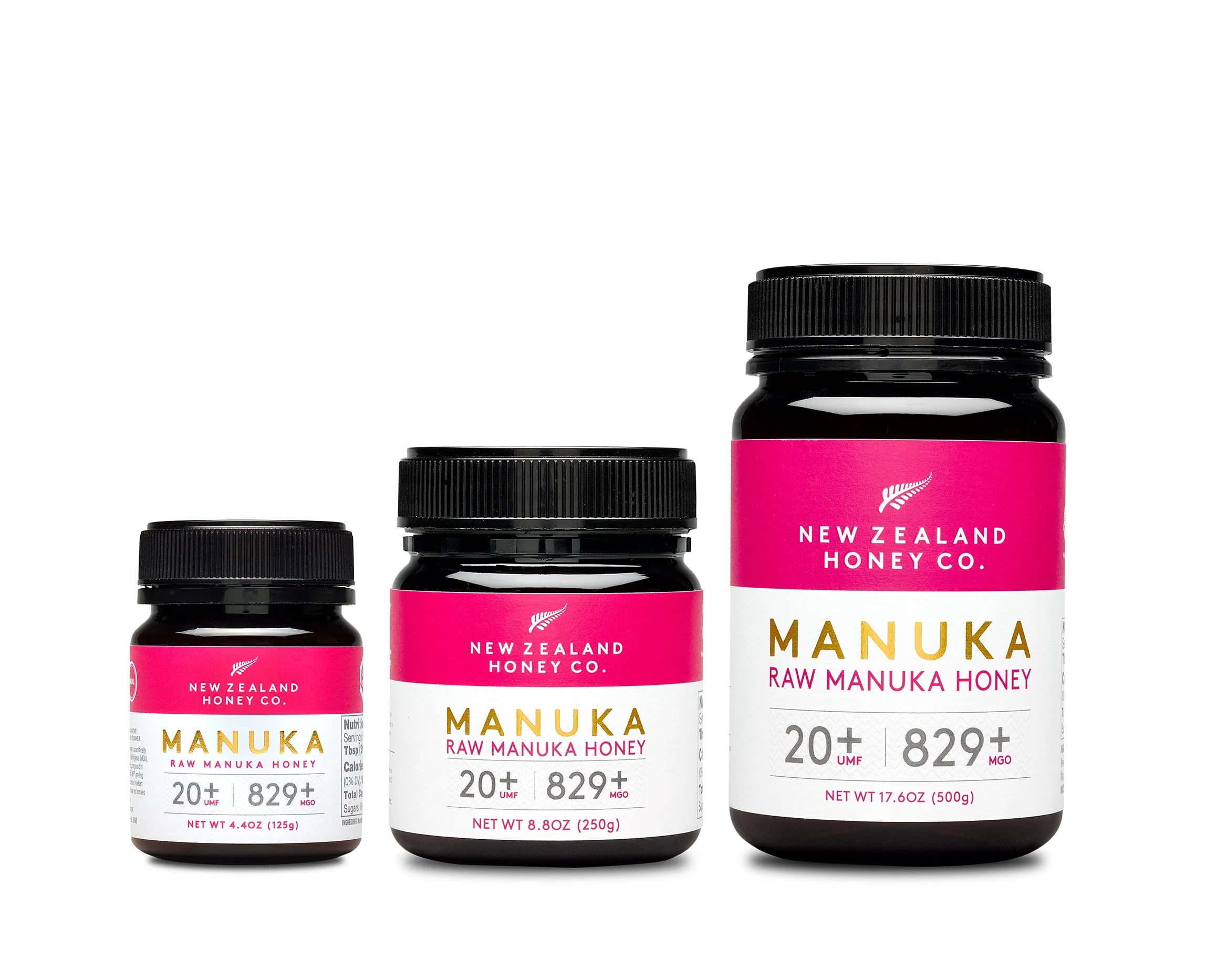 New Zealand Honey Co. Raw Manuka Honey UMF 20+ | MGO 829+ 17.6 oz