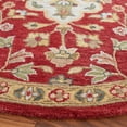 thumbnail image 4 of SAFAVIEH Blossom Layla Floral Area Rug, Red/Ivory, 6' x 6' Round, 4 of 11