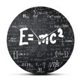 thumbnail image 1 of De la relatividad, fórmula matemática, reloj de pared, científico, profesor de física, regalo, decoración del aula escolar, 1 of 5