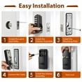 thumbnail image 4 of Amdohai Keyless Entry Deadbolt Lock,Electronic Keypad Door Lock, Auto Lock, 1 Touch, 4 of 6
