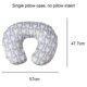 thumbnail image 2 of Funda de almohada de lactancia de flores, funda de almohada de lactancia para bebé, suave y cómoda, adecuada para almohada de lactancia recién nacida, 2 of 5
