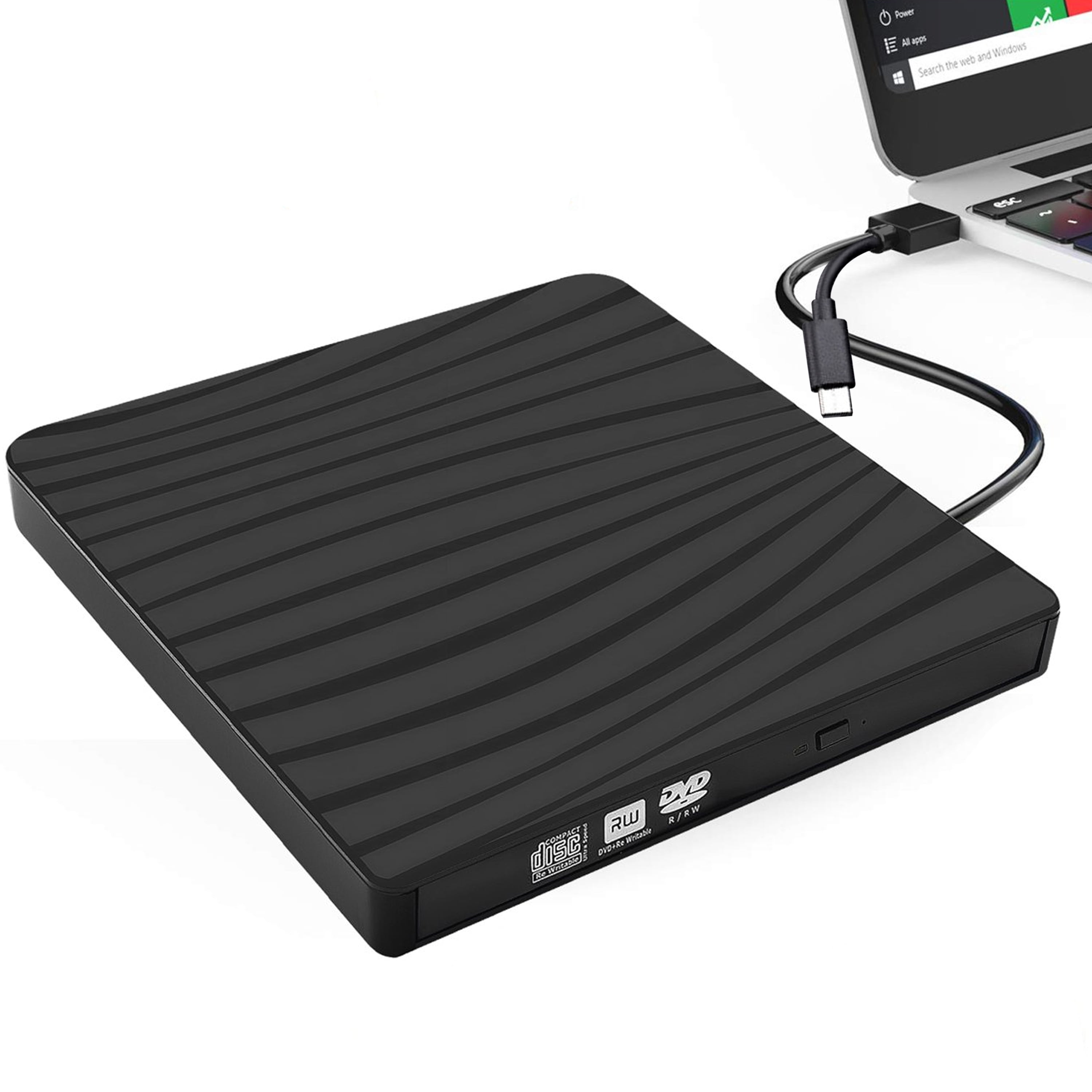 Buy External DVD Drive USB 3.0 TypeC CD Burner Portable CD DVD RW