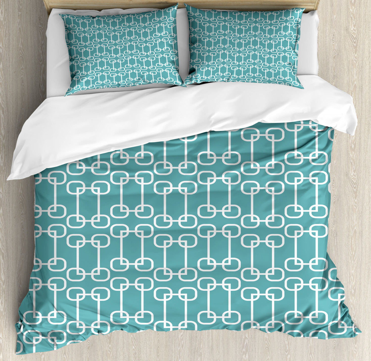 Turquoise Duvet Cover Set King Size 