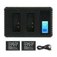 thumbnail image 1 of XYCCA 2 Pcs pour Canon LP-E12 Caméra Batteries Li-ion Écran LCD Câble de Charge USB Kit-081603, 1 of 5