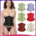 thumbnail image 1 of Corsé de corte europeo y americano, corsé moldeador de cuerpo, chaleco para vestido de novia, parte inferior de la cintura, sello, ropa interior moldeadora de cuerpo funcional para mujer, 1 of 1
