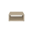thumbnail image 3 of Engineered Wood Coffee Table - Distressed Pine Finish - Square Low Profile Design, 3 of 6
