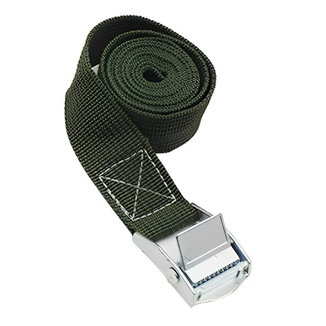 Maoww Leashing Strap Ratchet Tie Cargo Rope Polyester Multicolored Wear-resistance Book Rustproof Buckle Luggage Cable Green