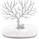 thumbnail image 5 of Soporte para collar, soporte para pulsera/organizador de joyas/árbol de joyería, cuernos de ciervo decorativos, diseño de árbol (blanco) WD.WDQZL Hogar, 5 of 9