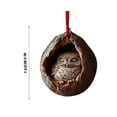 thumbnail image 3 of Clearance!Animal Christmas Ornament,Christmas Tree Animal Pattern 2D Acrylic Ornament,Forest Animal Decoration, Seasonal Decor for Christmas Tree,Christmas Decor Keepsake Gifts Christmas Decoration, 3 of 6