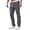 Dark Gray, variant on Men's Casual Pants Mens Spring And Autumn Casual Pants Sports Pants Elastic Waist Korean Version Of The Trend Black Long Pants Black XXL