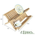 thumbnail image 4 of Bamboo Folding Dish Rack, 4 of 8