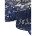 thumbnail image 5 of Allegra K Women's Crop Cardigan 3/4 Sleeve Sheer Floral Lace Shrug Tops, 5 of 6