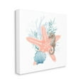 thumbnail image 3 of Seahorse Starfish Layered Coral Animals & Insects Graphic Art Gallery Wrapped Canvas Print Wall Art, 3 of 7