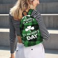 thumbnail image 6 of KLL St Patrick's day Print Travel Laptop Backpack - College Backpack Business Work Bag Nurse Bag Casual Daypack for Weekender Business Hiking -Medium, 6 of 6