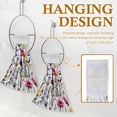 thumbnail image 5 of 4PCS Hanging Kitchen Towels Absorbent Easy to Clean Towels with Hanging Loop Versatile Soft Fast Drying Hanging Tie for Your Home Use, 5 of 10