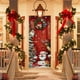 thumbnail image 4 of Decoraciones de Navidad Decoración de Puerta de Navidad de 6.66x2.99 Pies con Entrega de Regalo de Papá Noel, Fondo de la Atmósfera Festiva de la Fiesta Decoraciones de Navidad de Interior, 4 of 6