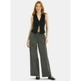 thumbnail image 5 of No Boundaries Cotton Pull-On Wide-Leg Beach Pants, Women's, 5 of 5