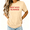 apricot-1, variant on Confident Party Graphic Shirt for Women "It's Giving Mrs" Red Serif Font Black Tee Top