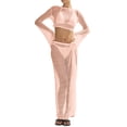 thumbnail image 2 of Long Sleeve Summer Bench Hollow-Out Sets Swimsuit Bikini Shawl, 2 of 4