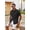 All Black, variant on COOFANDY Mens' Short Sleeve Textured Shirts Casual Button Down Shirt Summer Wedding Stylish Beach Clothes