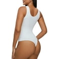 thumbnail image 4 of YouLoveIt Bodysuit for Women Tummy Control Shapewear Thong Body Shaper Tank Top Women Shapewear Bodysuit Seamless Backless Compression Tummy Control Slimming Body Suits Shaper, 4 of 8