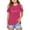 Hot Pink, variant on Miaoju Girl Tops Size 10-12 Crewneck Graphic T-Shirts Short Sleeve T Shirt Top Fashion Cool Vacation Tops T Shirt for Boys and Girls