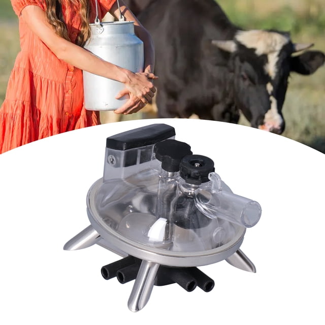 Accesorios para máquinas de ordeño colector de garras de ordeño con base de acero inoxidable 240 ml no tóxico para ordeñadoras de vacas Anggrek Otros