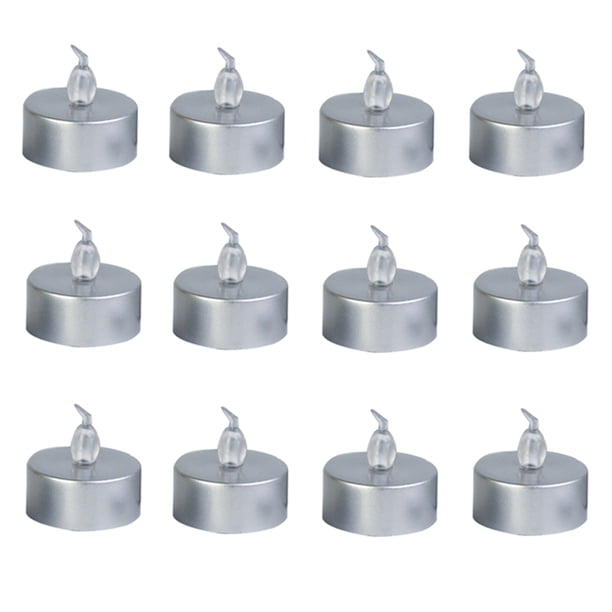 12 velas LED sin llama para Año Nuevo, decorativas, de Pascua