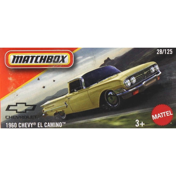 Matchbox 1960 Chevy El Camino Diecast Car [Yellow, Boxed]