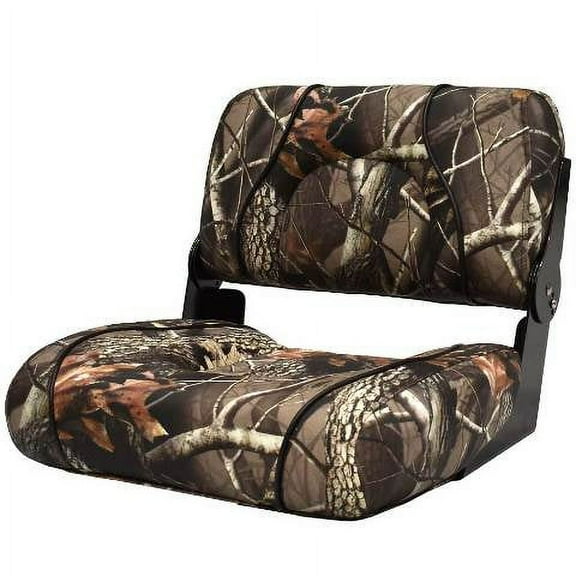 Crestliner Boat Center Folding Seat 2157547 | Hardwoods Camouflage
