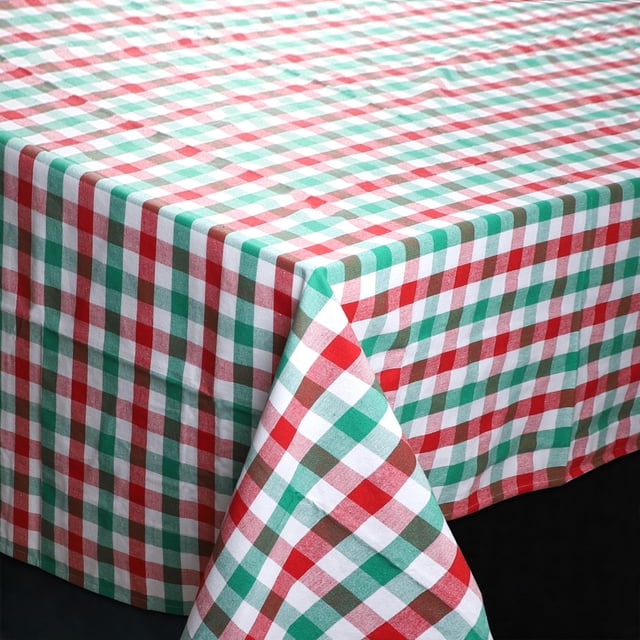 Mantel Urban Villa de algodón para Navidad, 152 x 213 cm, 6-8 asientos