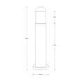 thumbnail image 3 of Poste de luz exterior IP44, acabado negro, 1 luz, E27, 10W, 3 of 4
