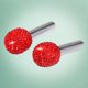 thumbnail image 5 of 2 unids/pack Universal Bling cerradura de puerta de coche cubierta de barra decoraciones de diamantes de imitación rojo kusrkot Cubierta de la barra de tracción de la cerradura de la puerta, 5 of 8
