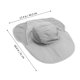 thumbnail image 2 of unbranded Sombrero Transpirable Para Excursiones Y Con Protección Solar Color Gris, 2 of 6